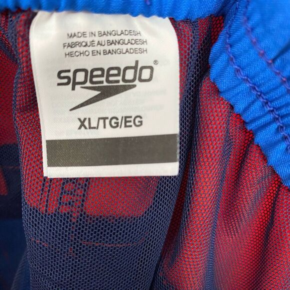 Speedo Men's Swimsuit size XL Multicolor Round beach Volley Board Shorts UPF 50+ - Picture 9 of 9